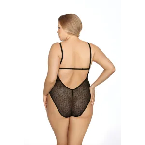 Schwarzer Body AA051983 von Anais Apparel Plus Size