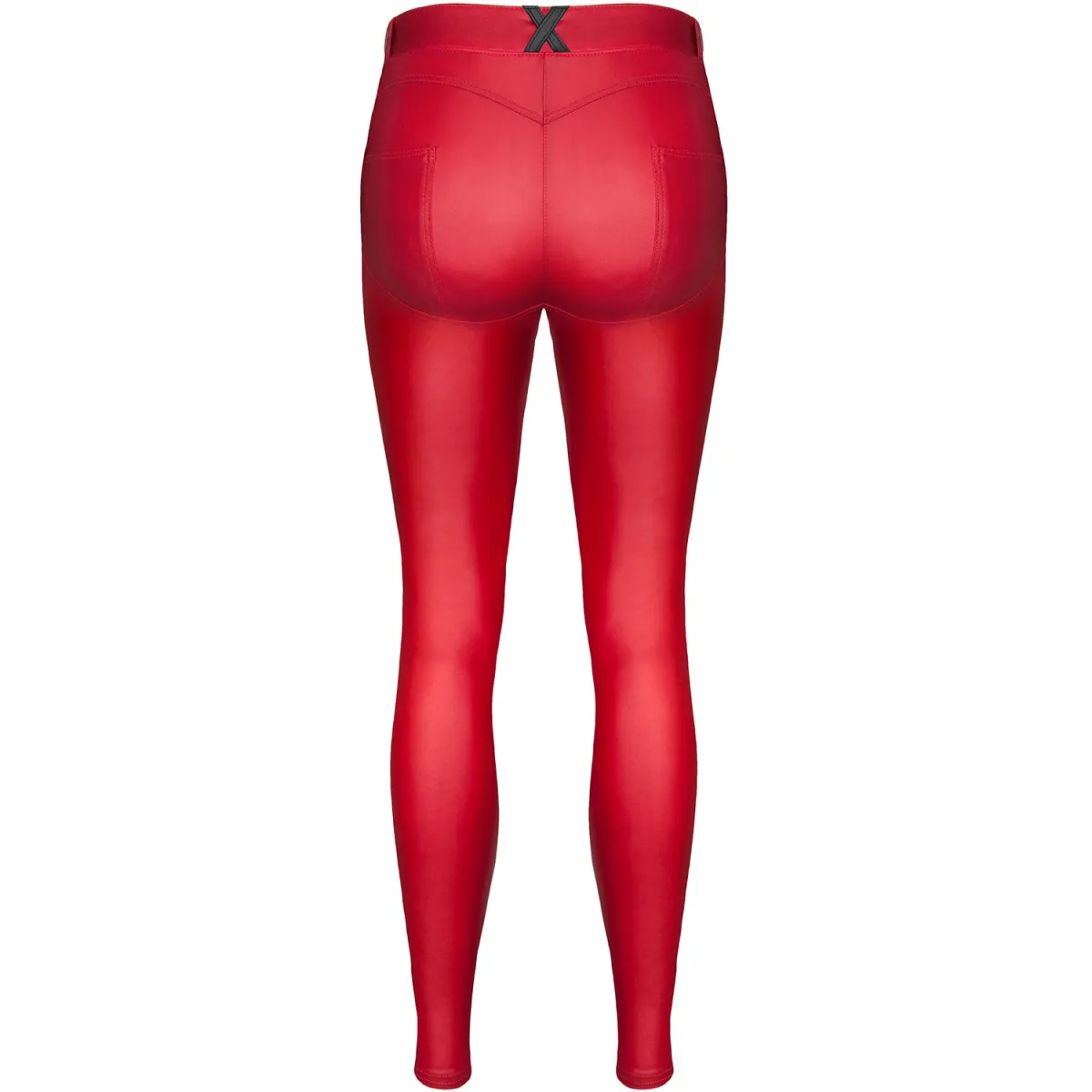 Rote Leggings BRLidia001 von Demoniq Black Rose 2.0 Collection | Fesselliebe.de