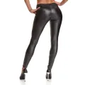 Schwarze Leggings BRGiulia001 von Demoniq Black Rose 2.0 Collection