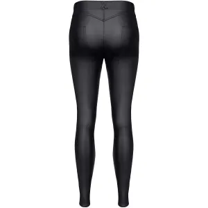 Schwarze Leggings BRGiulia001 von Demoniq Black Rose 2.0 Collection