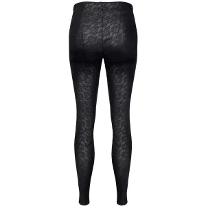 Schwarze Leggings BRConstanza001 von Demoniq Black Rose 2.0 Collection