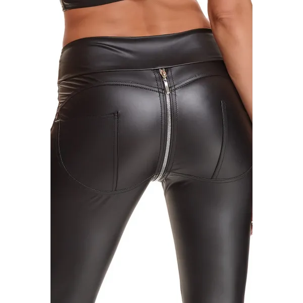 Schwarze Leggings BRMaddalena001 von Demoniq Black Rose 2.0 Collection | Fesselliebe.de