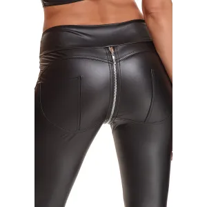 Schwarze Leggings BRMaddalena001 von Demoniq Black Rose 2.0 Collection