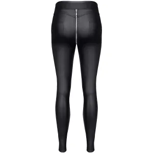 Schwarze Leggings BRMaddalena001 von Demoniq Black Rose 2.0 Collection