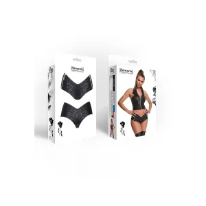 Schwarze Damen-Shorts BRAlex001 von Demoniq Black Rose 2.0 Collection