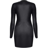 Schwarzes Minikleid BRGianna001 von Demoniq Black Rose 2.0 Collection | Fesselliebe.de