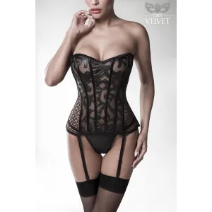 Schwarze Corsage 20001 von Grey Velvet
