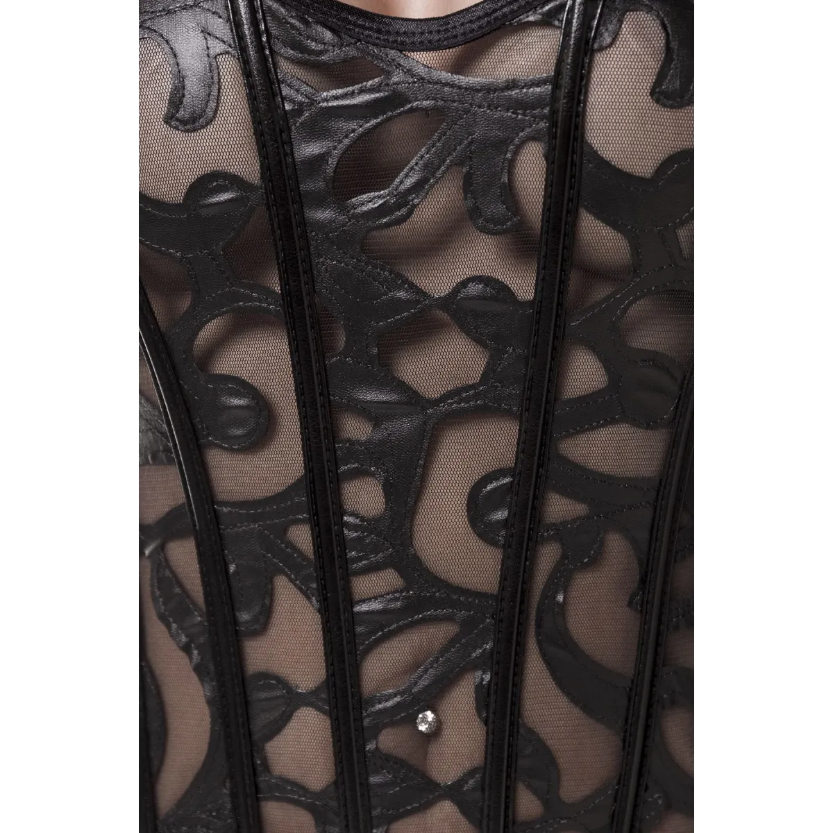 Schwarze Corsage 20001 von Grey Velvet | Fesselliebe.de