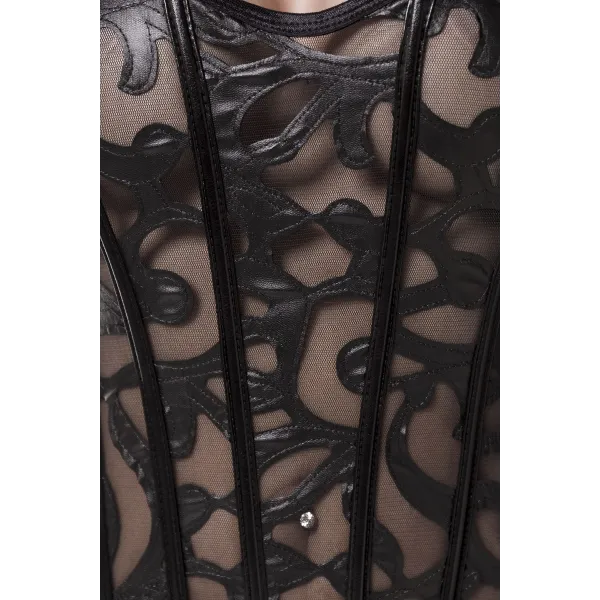 Schwarze Corsage 20001 von Grey Velvet | Fesselliebe.de