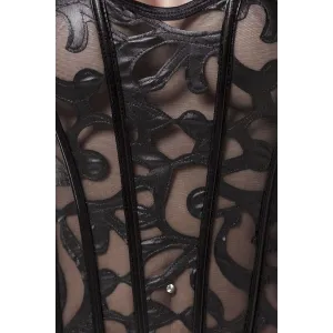 Schwarze Corsage 20001 von Grey Velvet