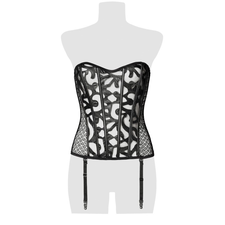 Schwarze Corsage 20001 von Grey Velvet | Fesselliebe.de