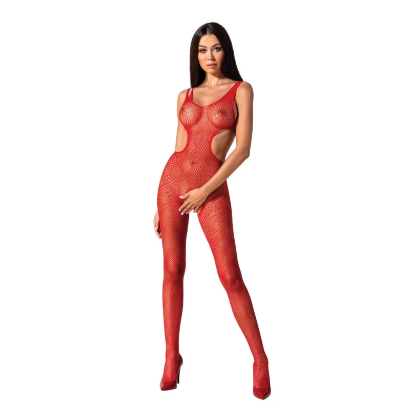Roter ouvert Bodystocking BS085 von Passion | Fesselliebe.de