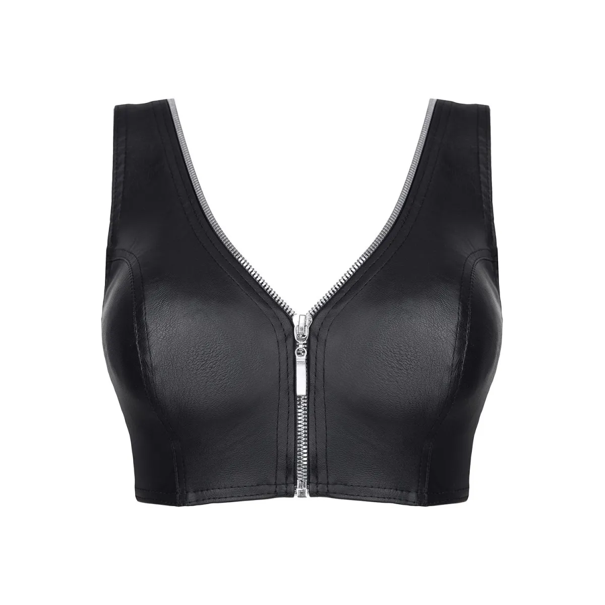 Schwarzes Damen-Top BRElisabetta001 von Demoniq Black Rose 2.0 Collection | Fesselliebe.de