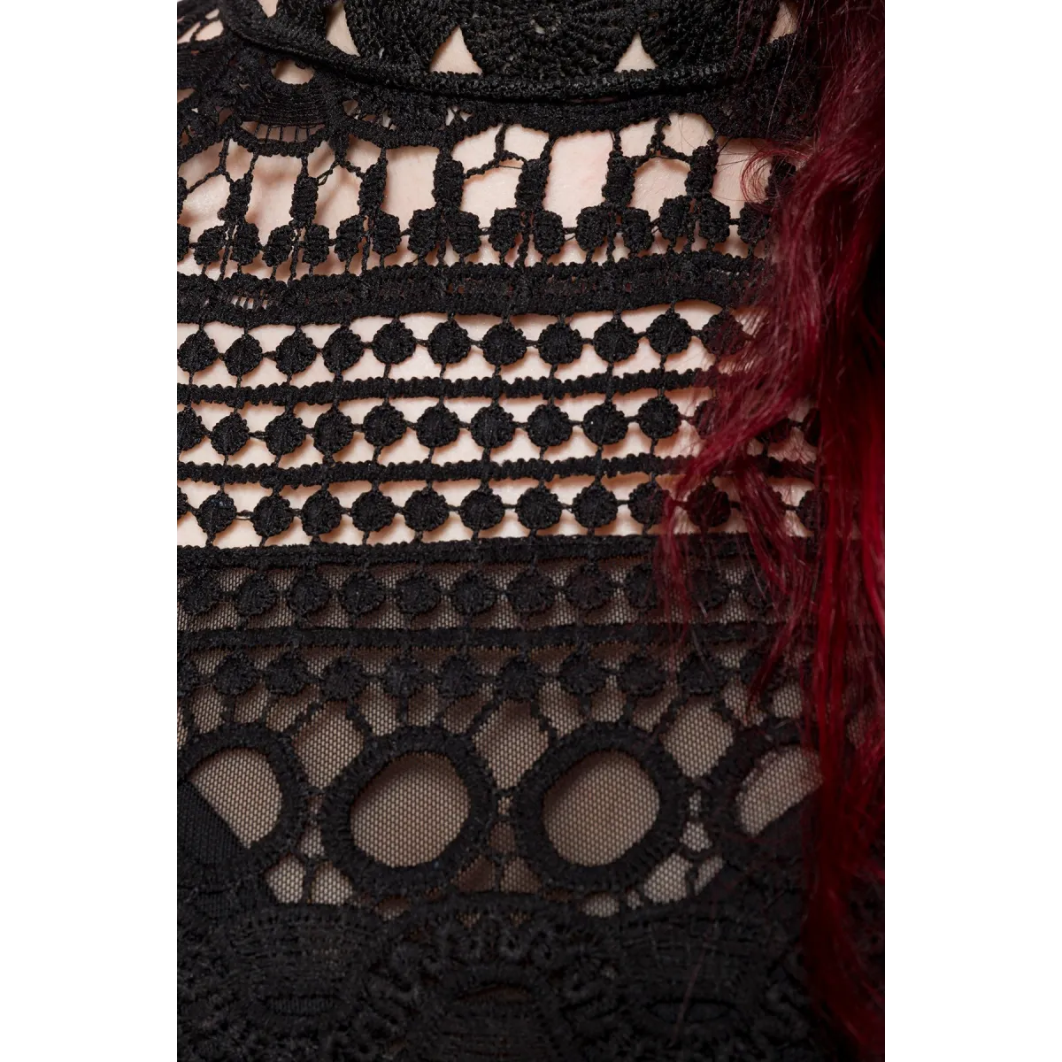 Schwarzer Langarm-Body 90021 von Ocultica | Fesselliebe.de