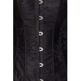 Gothic-Corsage mit Ärmeln aus Spitze 90001 von Ocultica | Fesselliebe.de