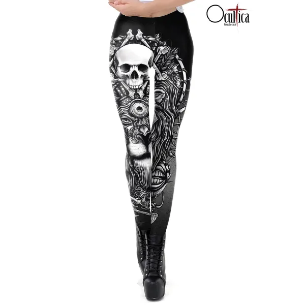 Skull Leggings 90511 von Ocultica | Fesselliebe.de