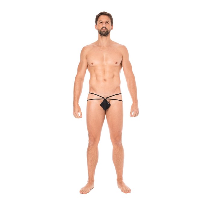 Schwarzer Mini String 2099-02 von Look Me | Fesselliebe.de