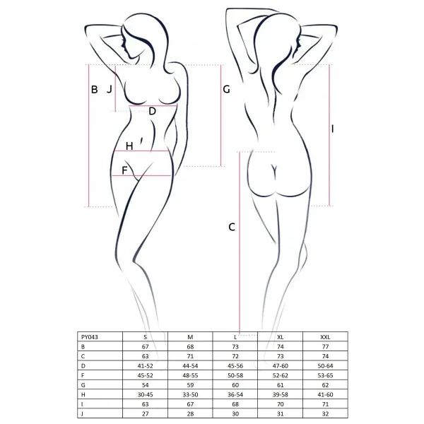 Pinker Pyjama PY043 von Passion | Fesselliebe.de