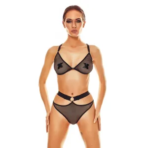 Schwarzes Set AA052439 von Anais Apparel