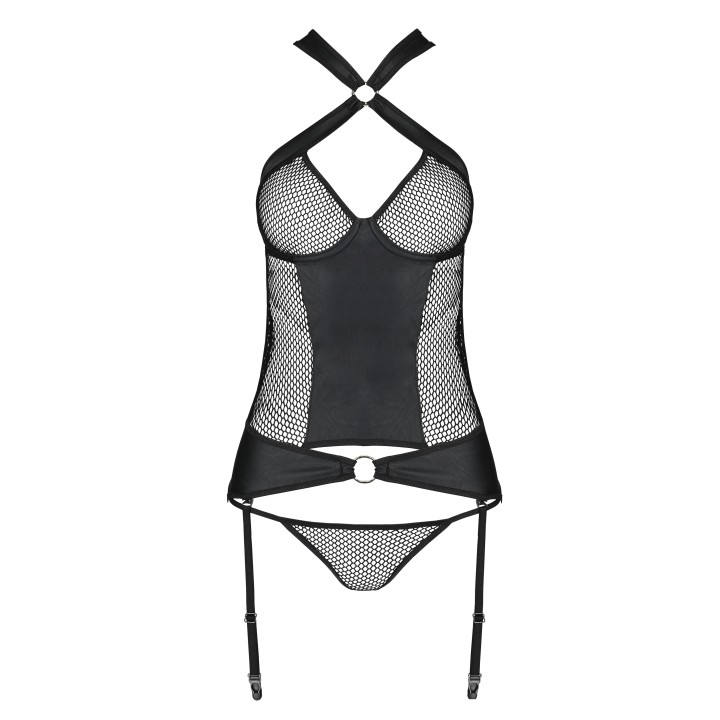 Schwarzes Corset PA596153 von Passion | Fesselliebe.de