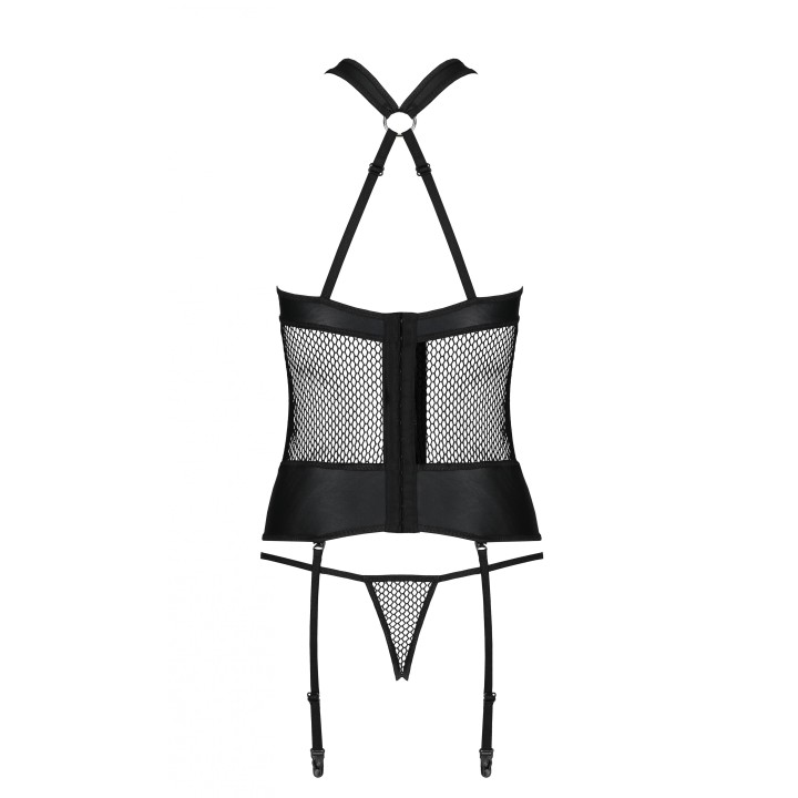 Schwarzes Corset PA596153 von Passion | Fesselliebe.de