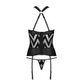 Schwarzes Corset PA596207 von Passion