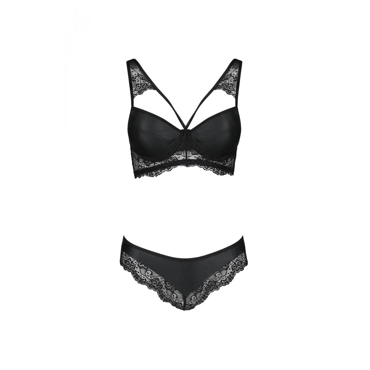 Schwarzes Set PA596224 von Passion | Fesselliebe.de