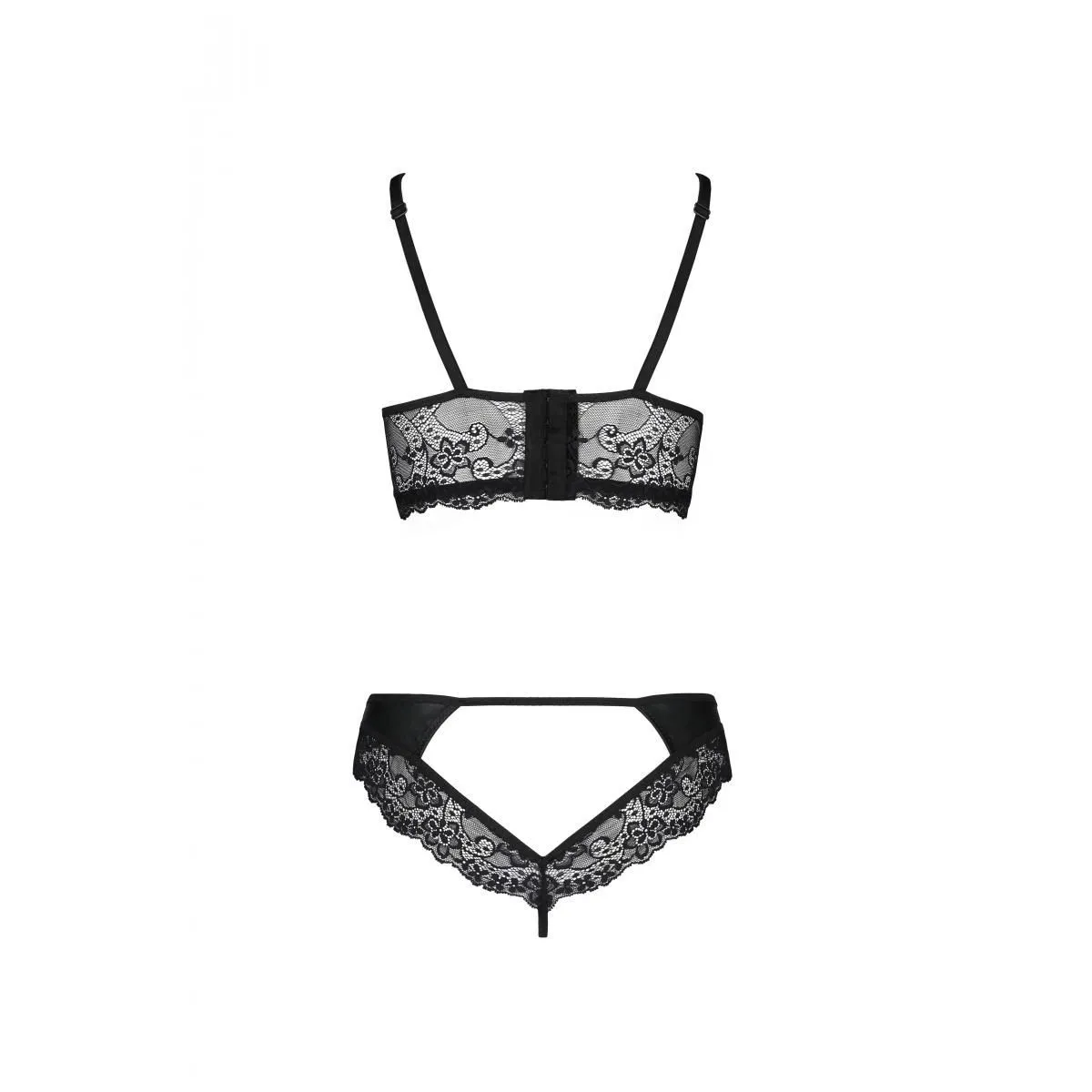 Schwarzes Set PA596224 von Passion | Fesselliebe.de