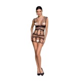 Schwarzes Netzkleid BS089 von Passion | Fesselliebe.de