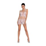 Weißes Netzkleid BS090 von Passion | Fesselliebe.de