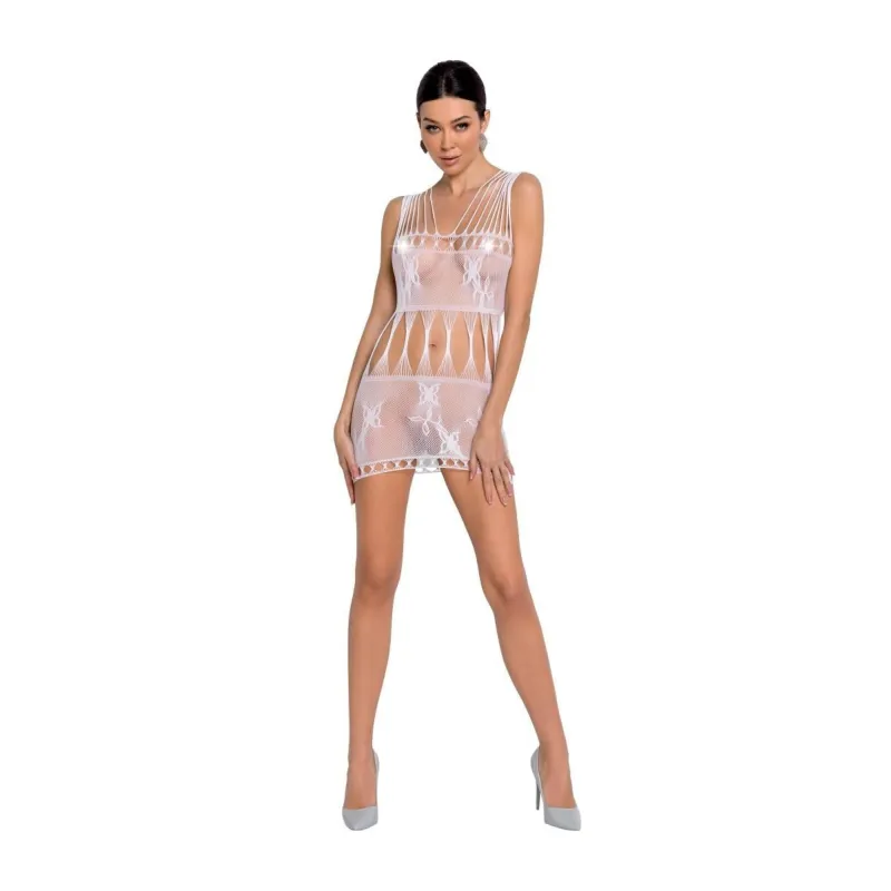 Weißes Netzkleid BS090 von Passion | Fesselliebe.de