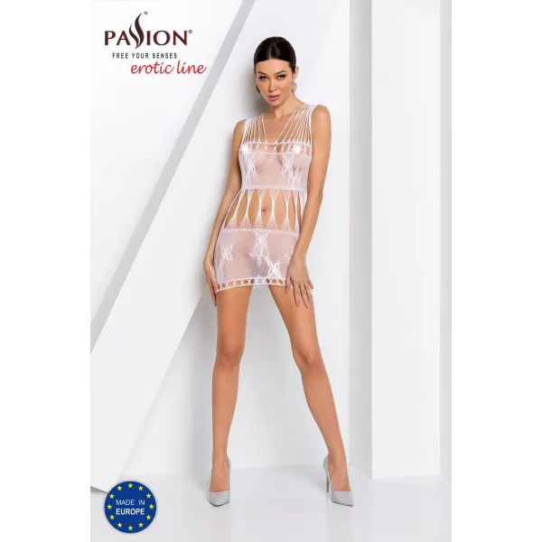 Weißes Netzkleid BS090 von Passion | Fesselliebe.de