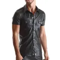 Herren Hemd RMLuca001 schwarz von Regnes Fetish Planet