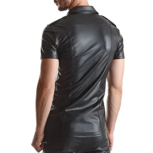 Herren Hemd RMLuca001 schwarz von Regnes Fetish Planet