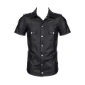 Herren Hemd RMLuca001 schwarz von Regnes Fetish Planet