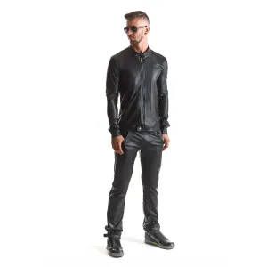 Herren Jacke RMGiorgio001 schwarz von Regnes Fetish Planet