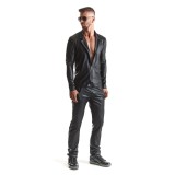 Herren Jacke RMGiorgio001 schwarz von Regnes Fetish Planet | Fesselliebe.de