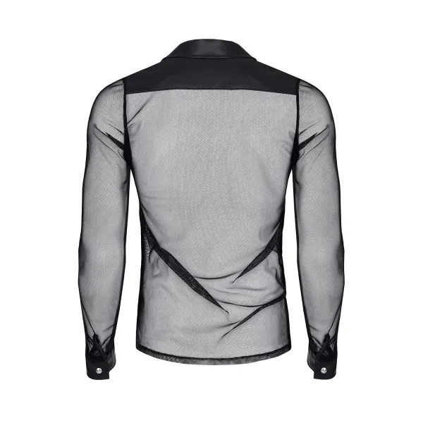 Herren Hemd RMCesare001 schwarz von Regnes Fetish Planet | Fesselliebe.de