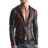 Herren Jacke RMDaniele001 schwarz von Regnes Fetish Planet | Fesselliebe.de