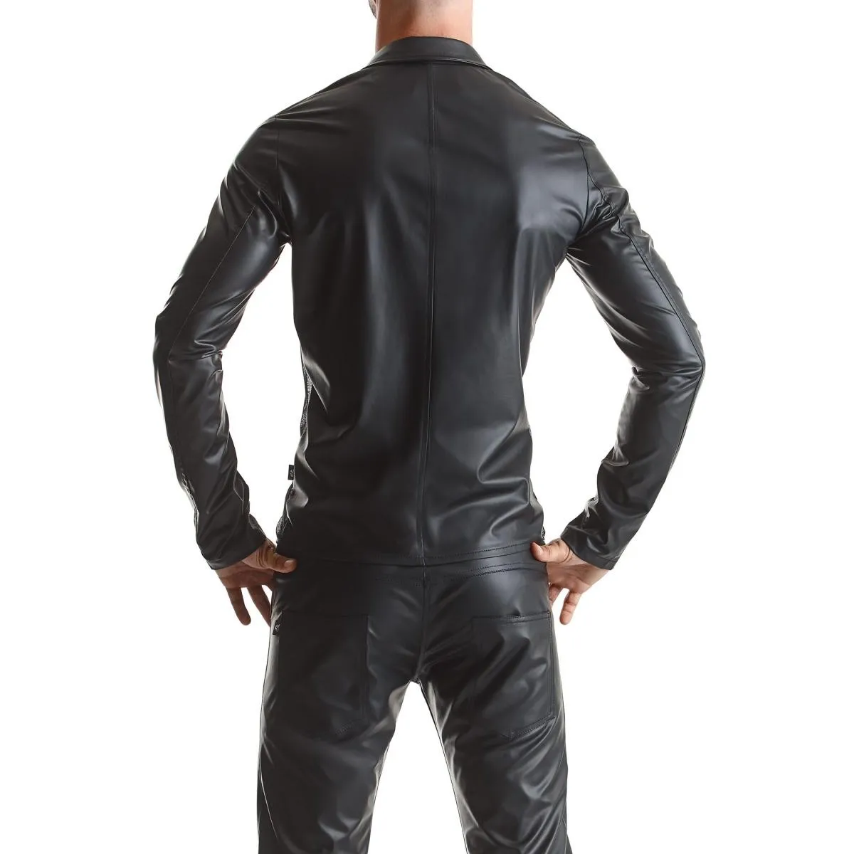 Herren Jacke RMDaniele001 schwarz von Regnes Fetish Planet | Fesselliebe.de