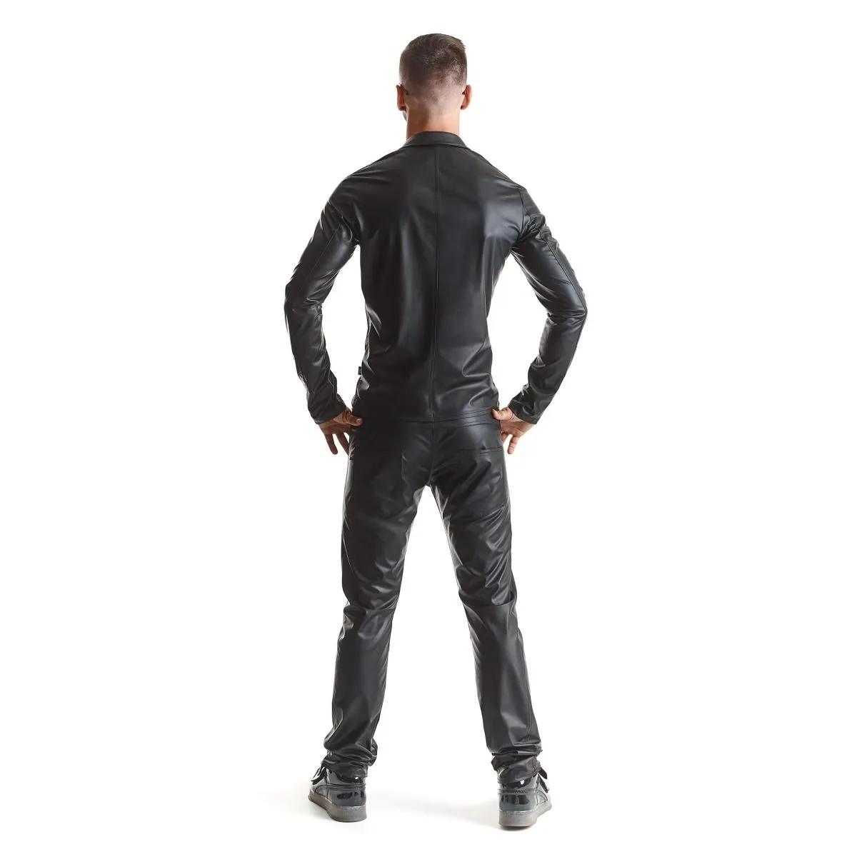 Herren Jacke RMDaniele001 schwarz von Regnes Fetish Planet | Fesselliebe.de
