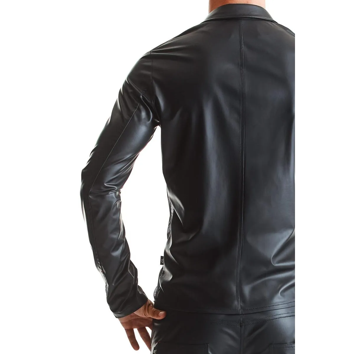Herren Jacke RMDaniele001 schwarz von Regnes Fetish Planet | Fesselliebe.de