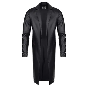 Herren Mantel RMSergio001 schwarz von Regnes Fetish Planet