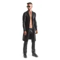 Herren Mantel RMSergio001 schwarz von Regnes Fetish Planet