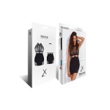 Schwarzes Minikleid LXManuela001 von Demoniq LadyX | Fesselliebe.de