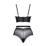 Schwarzes Set LXYessenia001 von Demoniq LadyX | Fesselliebe.de
