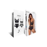 Schwarzes Set LXYessenia001 von Demoniq LadyX | Fesselliebe.de