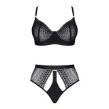 Schwarzes Set LXSarita001 von Demoniq LadyX | Fesselliebe.de
