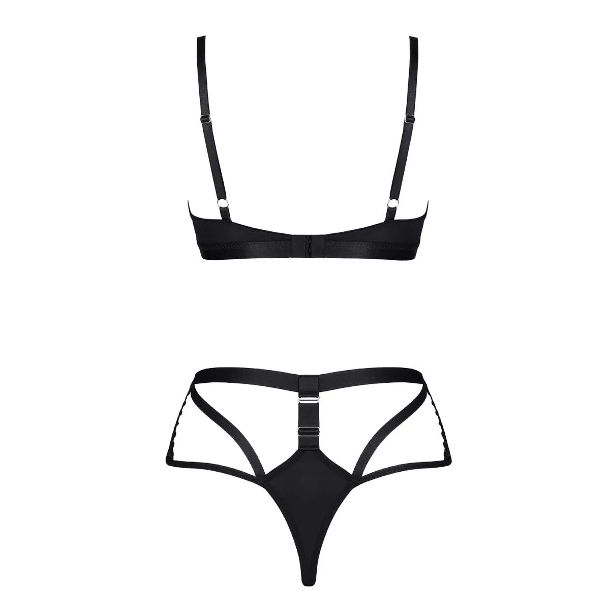 Schwarzes Set LXSarita001 von Demoniq LadyX | Fesselliebe.de