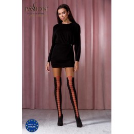 Strumpfhose TI114 schwarz/rot von Passion | Fesselliebe.de